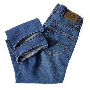 Lee Premium Jeans Med Wash Straight Leg Size 7